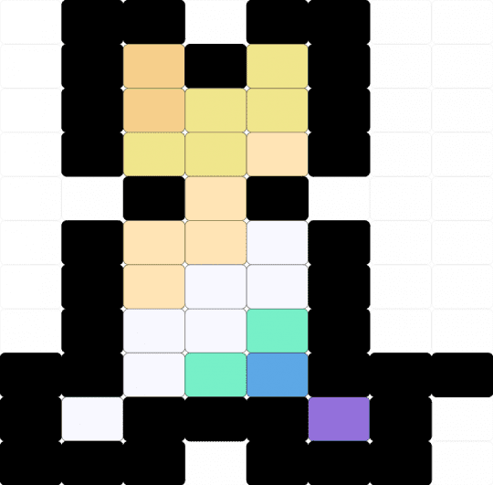 Genderfaun dog - black,beige,yellow
