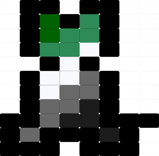 Aromantic dog - black,green,gray