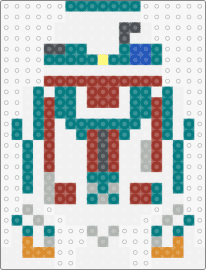 R8-Series (R7 body) template v2 (one 29x29 panel) - star wars,r8r7,movies,scifi,robots,droids