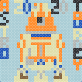 R4-A22 - AA AstroTourney 2020 Winner  - v2style (small - 1 panel) - star wars,r4a22,movies,scifi,robots droids