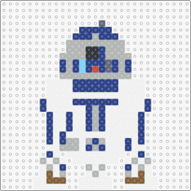 R2-D2 v3 (small - 1 panel) - star wars,r2d2,scifi,movies,robots,droids