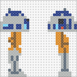R2-3PO Leg Lamp - v1 (small - 1 panel) - star wars,r23po,leg lamp,christmas story