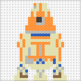 R4-A22 - v2style (small - 1 panel) - star wars,r4a22,movies,scifi,robots droids