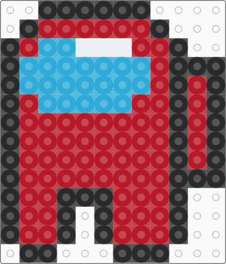 Impostor Pattern Imposter Fuse Bead Patterns - Gallery - Kandi Pad | Kandi Patterns ...