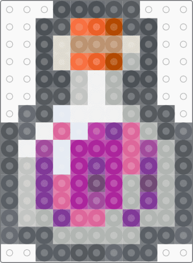 dragon potion minecraft - beige,pink,gray