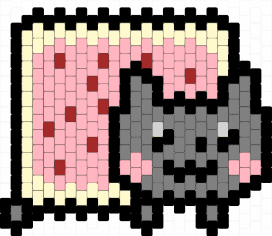 Nyan Cat!! - pink,gray