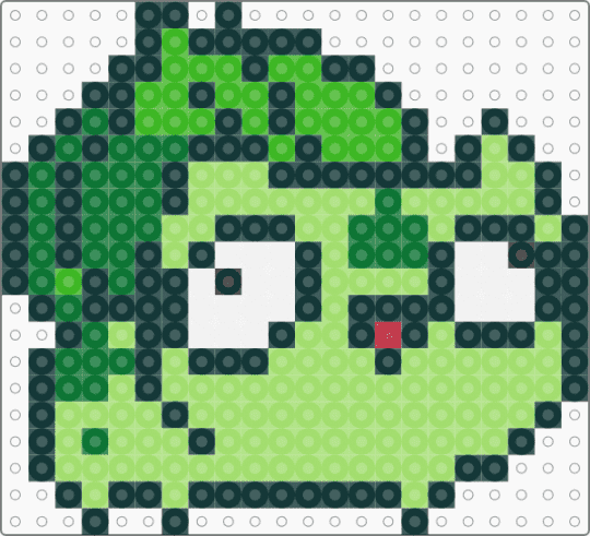 Derpy Bulbasaur - green