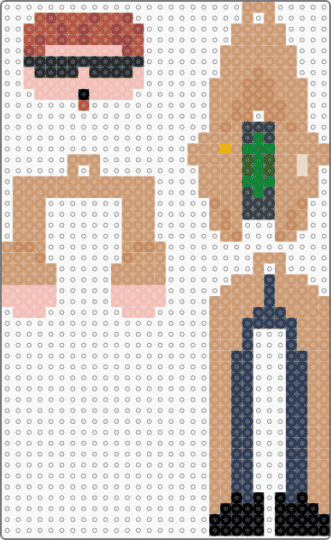 Postal3 Dude Dangle - beige, dangle, p3 dude, postal, postal 3, postal 3 dude, postal dude, postal3, postal3 dude, purple