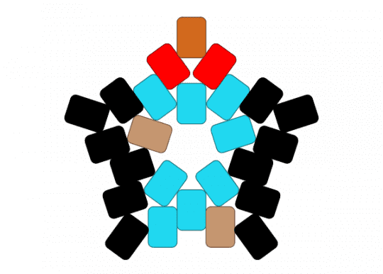 Other Dude Star (BD) - brain damage, light blue, other dude, other postal dude, postal, postal brain damage, postal dude, postal other dude