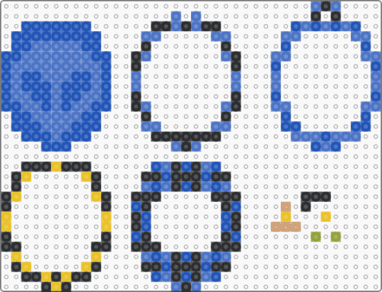 Postal2 Dude shaker - blue,tamagotchi shaker,shaker,postal,postal 2,p2,postal2 dude,p2 dude,postal 2 dude