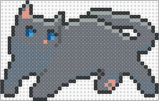 Clangen/Lifegen elder sprite #13 - gray,warriors,cat,clangen,lifegen,animal,warrior cats,wild