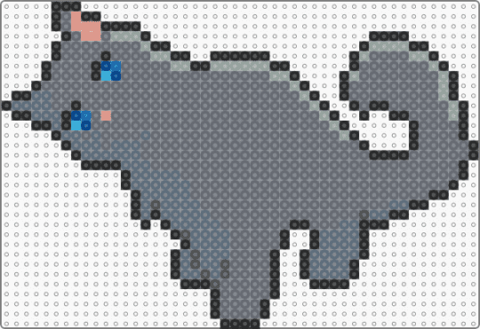 Clangen/Lifegen long fur adult sprite #11 - gray,warriors,cat,clangen,lifegen,animal,warrior cats,wild