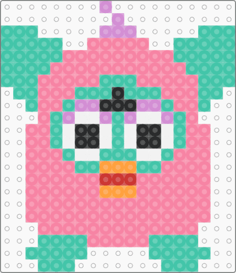 2012 pink and teal furby - pink,teal,furby,2012,y2k,retro,2012 furby,weirdcore,2000s,2010s