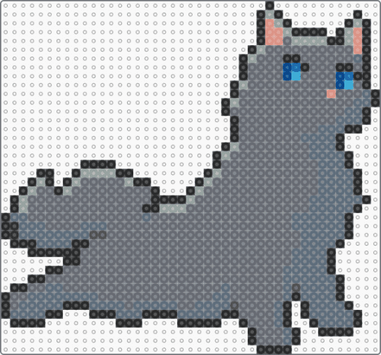 Clangen/lifegen long furred paralyzed adult sprite #16 - gray,warriors,cat,clangen,lifegen,animal,paralyzed,disability,wild