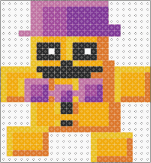 Psychic Friend Fredbear Fuse Bead Patterns - Gallery - Kandi Pad