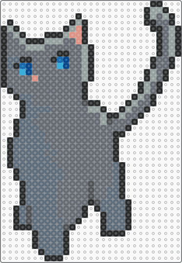 Clangen/Lifegen short fur adult sprite #6 - gray,warriors,cat,clangen,lifegen,animal,warrior cats,wild