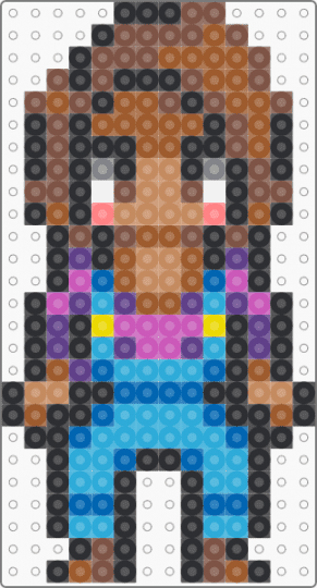 Stardew Valley Maru v2 - tan,light blue