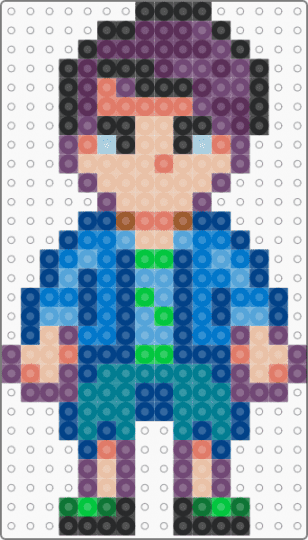 Stardew Valley Shane - pink,beige,blue