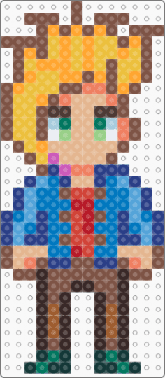 Stardew Valley Sam v2 - tan,yellow,brown,colorful