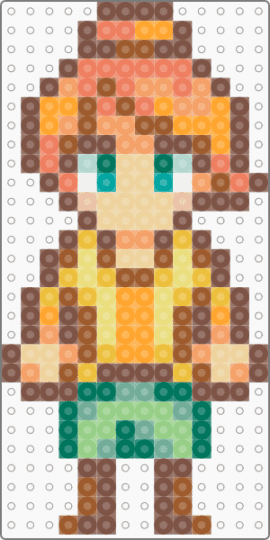 Stardew Valley Robin v2 - tan,orange