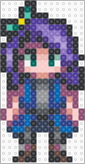 Stardew Valley Abigail - beige, blue, pink, purple