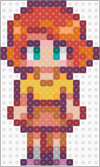 Stardew Valley Penny - orange, pink, red