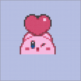 Kirby (2) - kirby,heart,nintendo,cute,love,charming,endearing,pink,red