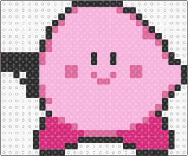 Kirby pistola - kirby,gun,weapon,nintendo,character,pink