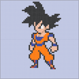 Goku - goku,dragonball z,character,anime,orange,black