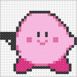Kirby pistola - kirby,gun,weapon,nintendo,character,pink