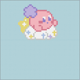 Kirby nube - kirby,cloud,nintendo,character,cute,fluffy,playful,enchanted,pink,white