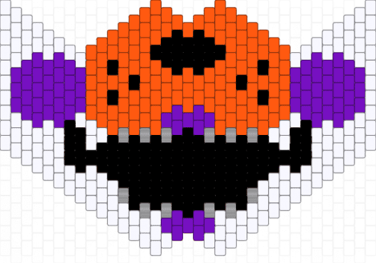 Lolbit mask v2 (w/out the face line) - purple,orange,fnaf,fox,animal,cute
