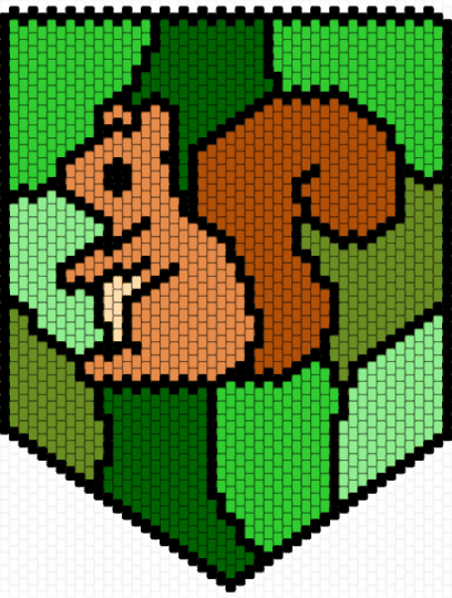Squirrel 3 - green