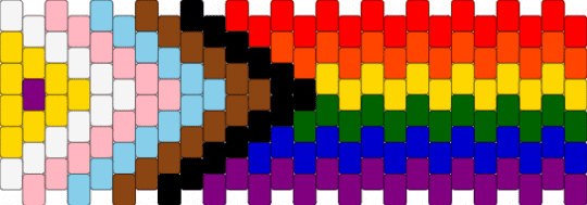 intersex inclusive pride flag :) - pink,red,yellow