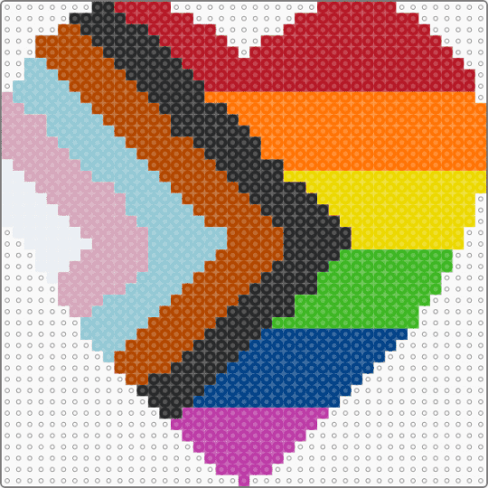 progress pride flag heart - red,light blue,pink,orange