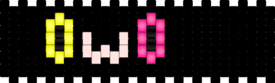 Simple Image_FRIEND Cuff - black, cuff, deltarune, imagefriend, pink, yellow