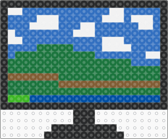 windows xp - green,blue