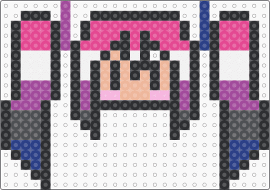 genderfluid miku!! - black,pink,miku,hatsune,hatsune miku,vocaloid,genderfluid,pride