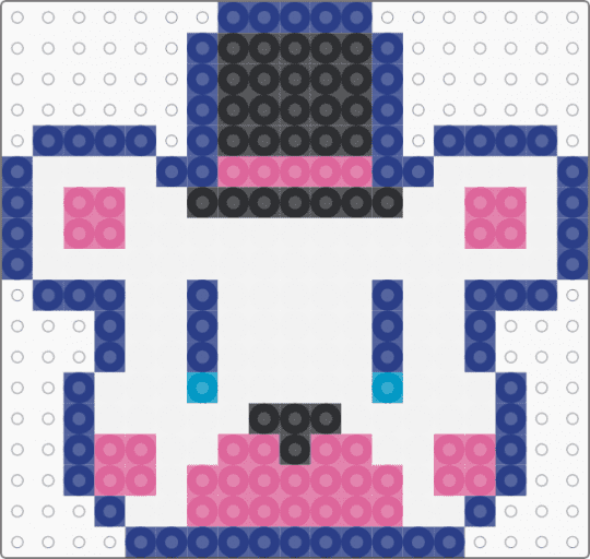 funtime freddy...fredbear >:D - pink,blue,fnaf,fnaf sl,funtime freddy,freddy,charm