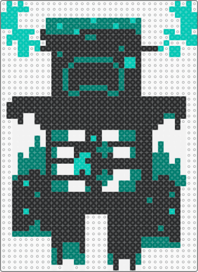 warden - black,white,teal