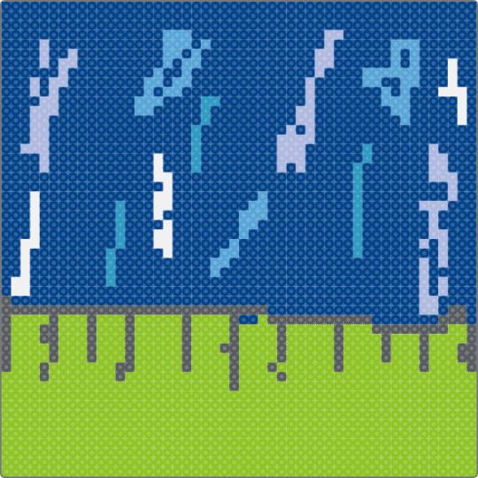 waterfall - green,blue