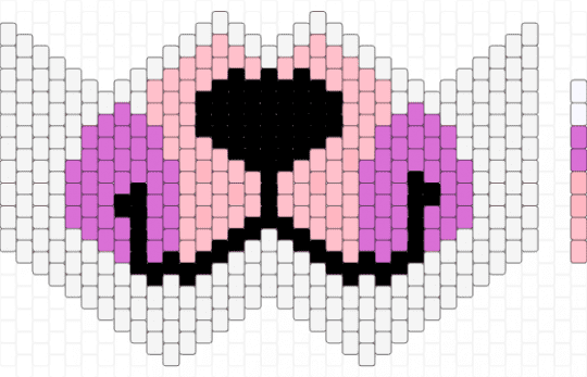 Mangle Mask - white,pink