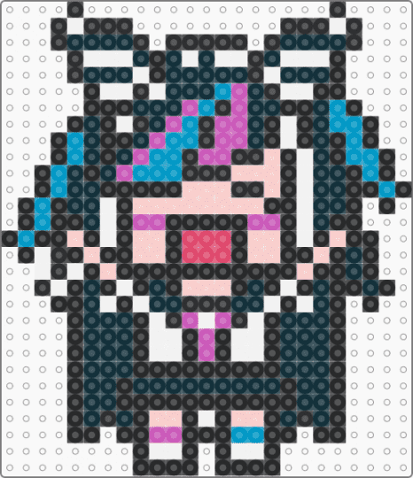 Ibuki mioda :D - beige, black, light blue, pink