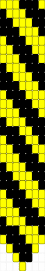 Caution Tape neck tie - yellow,black
