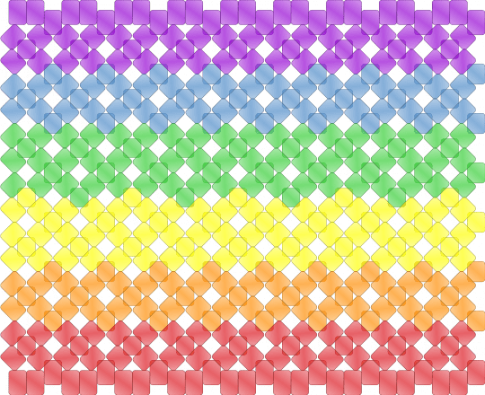 Rotator base - red,purple,green,yellow