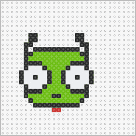 gir layout - gir,invader zim,quirky,mischievous,iconic,green