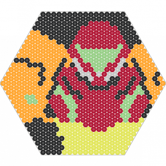 HEX Samus - red,orange,samus,aron,metroid,nintendo,hex,hexagon,video game,video games