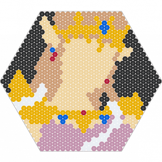 HEX Zelda - orange,beige,zelda,legend of zelda,the legend of zelda,link,princess,hex,hexagon,video games