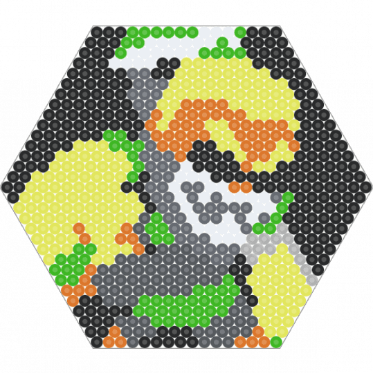 HEX Inkling Boy Green - yellow,gray,green,inkling,boy,splatoon,smash bros,hex,hexagon,portrait