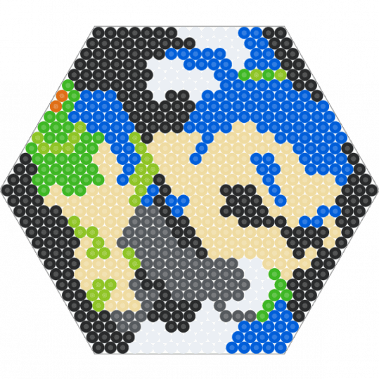 HEX Inkling Boy - blue,beige,inkling,boy,video game,video games,splatoon,ink,hex,hexagon